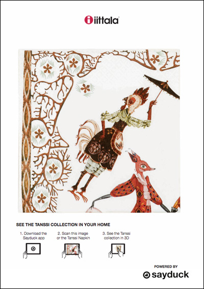 Tanssi augmented reality app.