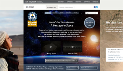Hyundai : A Message to Space