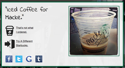 What's My Starbucks Name?