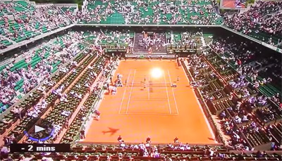 Plane flying backwards