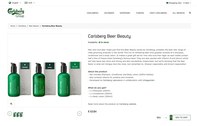 Carlsberg Beer Beauty