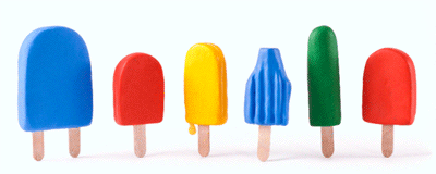 Google 夏至の日でアイスキャンディーのGIFアニメに！南半球は冬至の日ロゴに！