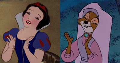Walt Disney Recycled Animation Scenes