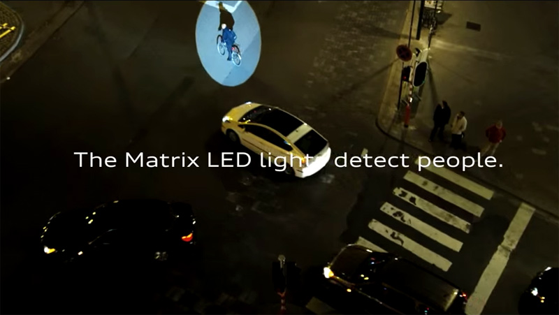 The new Audi A4 puts pedestrians in the spotlight