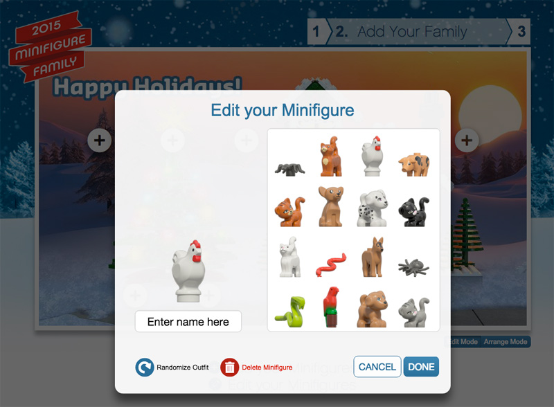 LEGO Minifigure Family