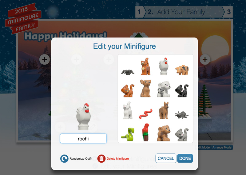 LEGO Minifigure Family