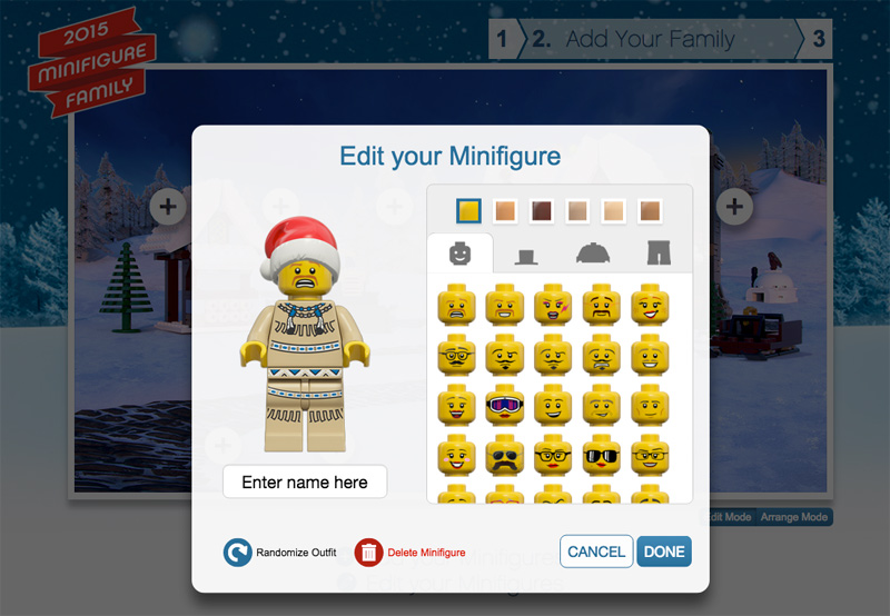 LEGO Minifigure Family