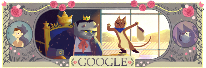 Google 童話集で知られるシャルル・ペロー生誕388周年記念ロゴに！