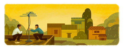 Google 八木アンテナの発明者八木秀次生誕130周年記念ロゴに！
