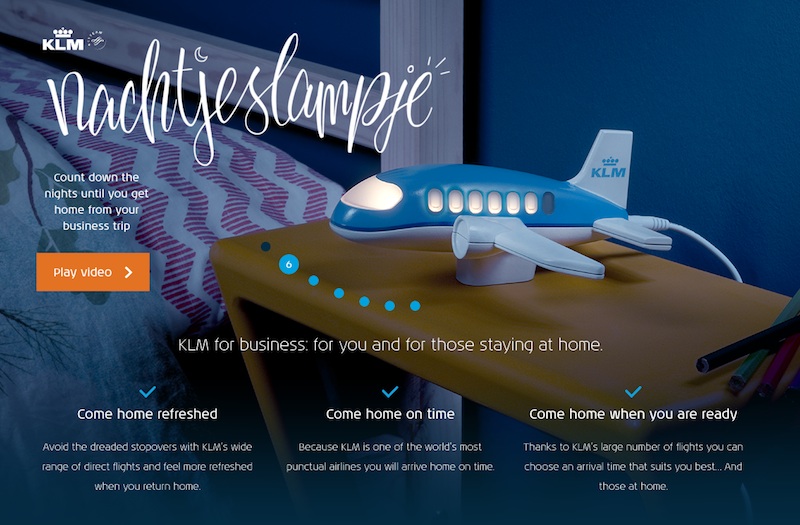 KLM Night light