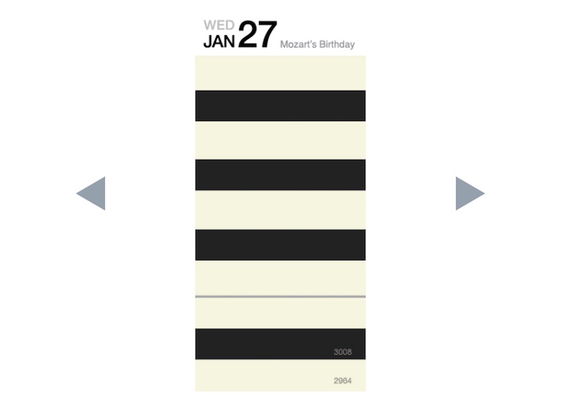 Nerolac Shadecard Calendar