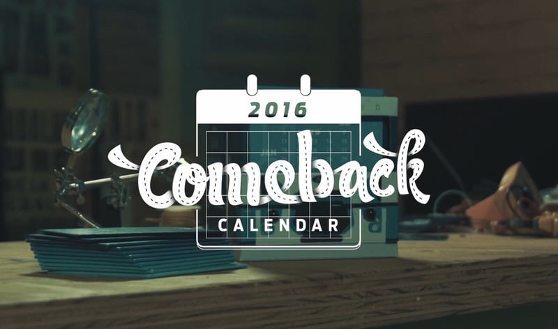 Comeback Calendar