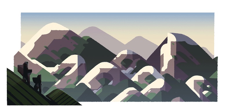 Google 今年から祝日の山の日を記念したロゴに！
