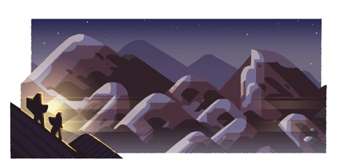 Google 今年から祝日の山の日を記念したロゴに！