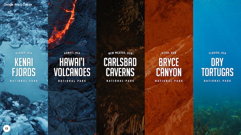 Google アメリカの国立公園実施法100年を記念したロゴに！