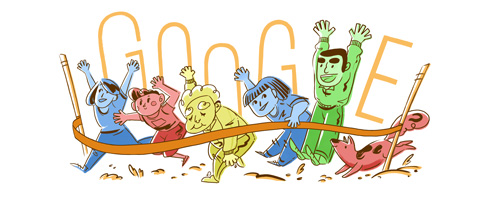 Google 体育の日50周年記念ロゴに！