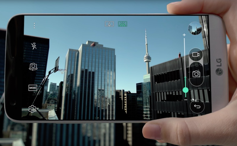 The game-changing LG G5 challenges Toronto’s Cory Joseph to the ultimate long shot
