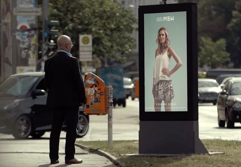 Ein Plakat verschafft sich (saubere) Luft