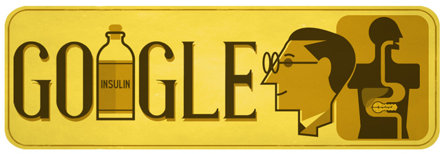 Google サー・フレデリック・バンティング生誕125周年記念ロゴに！