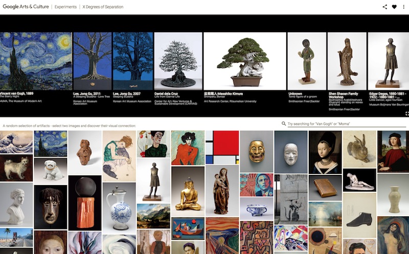 Google Arts & Culture EXPERIMENTS
