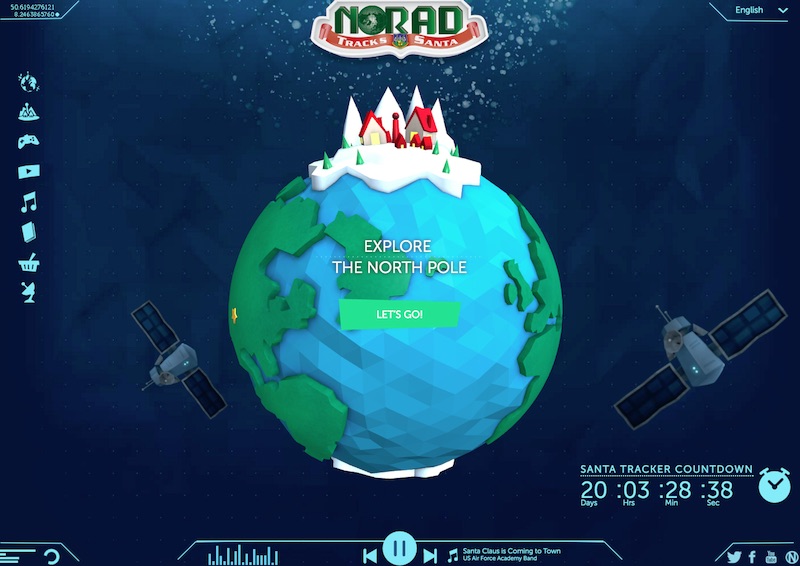 Official NORAD Santa Tracker