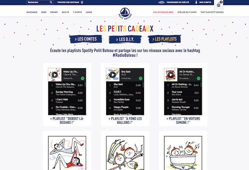Calendrier de l'Avent - Les petits cadeaux - Petit Bateau