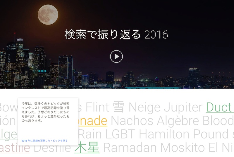 Google - Year In Search 2016