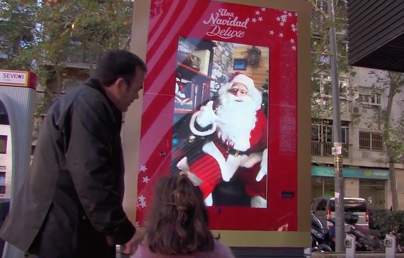 Santa Claus live stream campaign by LIDL