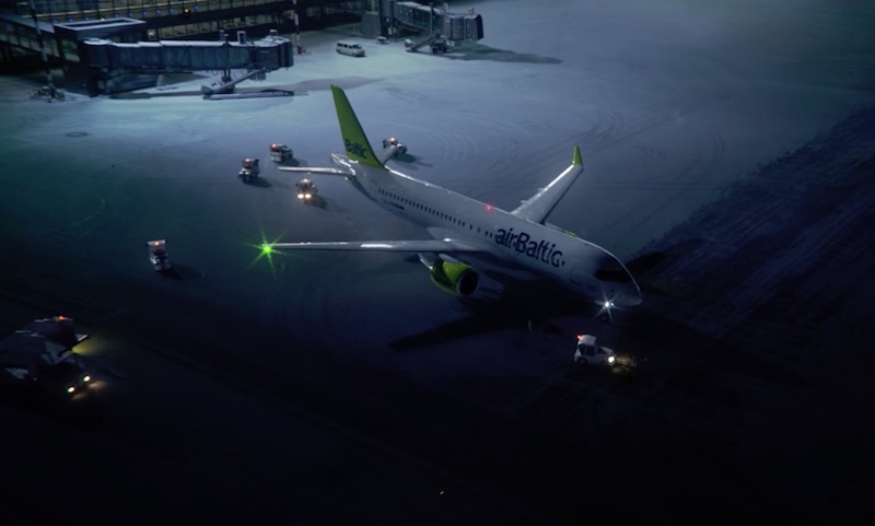 The first ever ballet performed by an airplane!