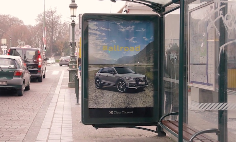 Audi Q2- Untaggable billboard