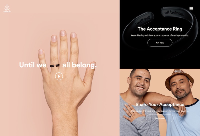 Until we all belong. The Acceptance Ring.