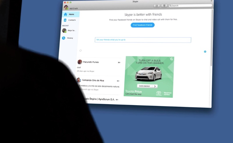 Toyota Prius - The white banner