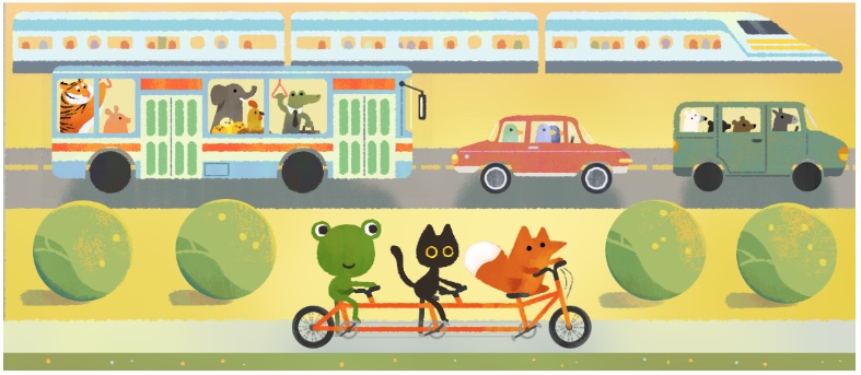 Google アースデーを記念して、地球のことを考えるロゴに！