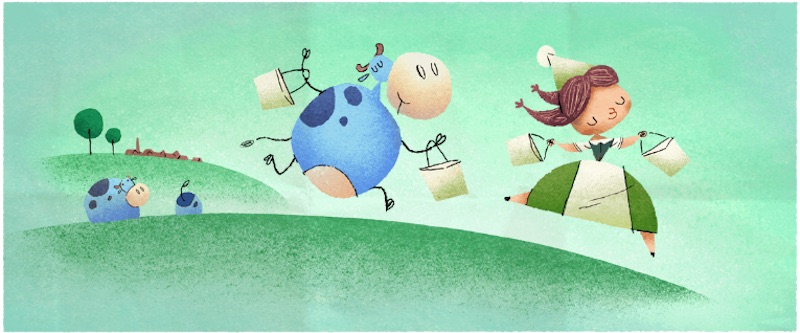 Google カマンベールチーズを発明したとされるマリー・アレル生誕256周年記念ロゴに！