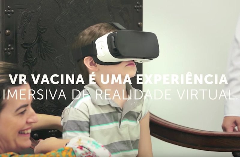 Realidade virtual transforma a experiência da vacinação infantil