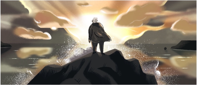 Google 小説「レ・ミゼラブル」最終章出版から155年を記念して、ヴィクトル・ユーゴーを称えるロゴに！