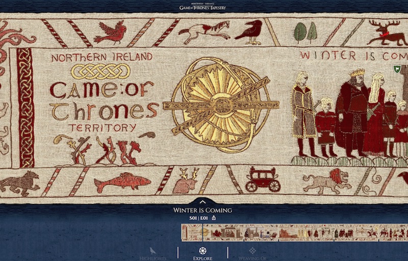 Northern Ireland Game of Thrones® Tapestry