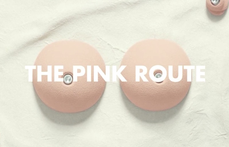 The Pink Route - The right grip may save lives.