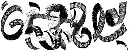 Google 映画監督セルゲイ・エイゼンシュテイン生誕120周年記念ロゴに！