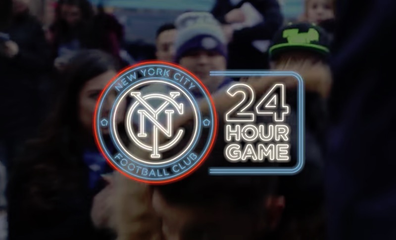24 Hour Game at Rockefeller Center | #SoccerNeverSleeps