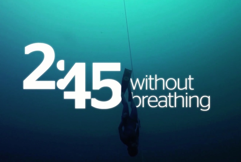 2:45 without breathing