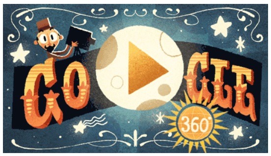 Google 映画監督のジョルジュ・メリエスを称えて、初のVR & 360° インタラクティブ Doodleに！