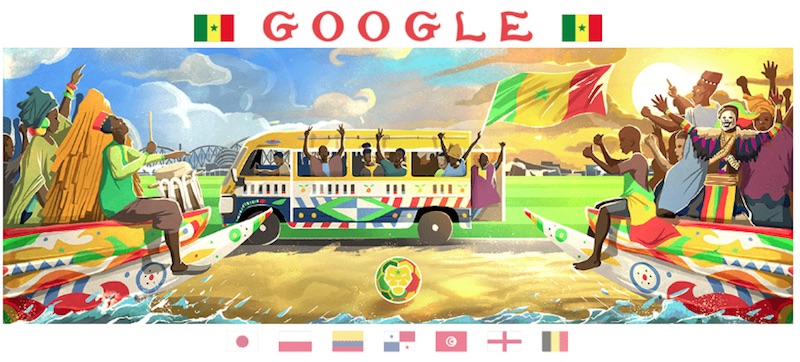 Google 2018年ワールドカップ - 15 日目ロゴに!