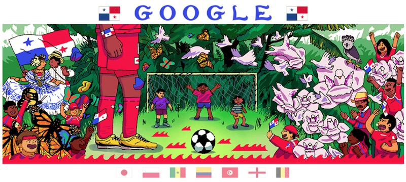 Google 2018年ワールドカップ - 15 日目ロゴに!
