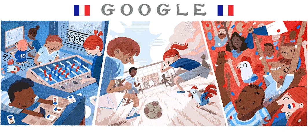 Google 2018年ワールドカップ - 15 日目ロゴに！