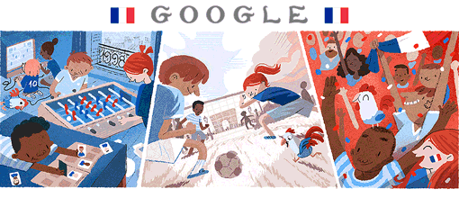 Google 2018年ワールドカップ - 22 日目ロゴに!