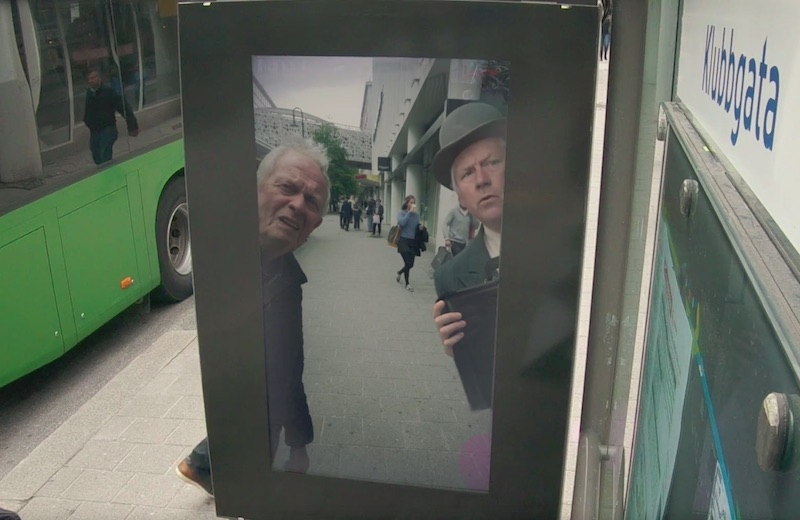 AR bus shelter for Gjensidige in Stavanger