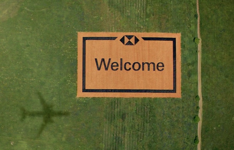 #HSBCWelcome | The World’s Largest Welcome Mat from HSBC