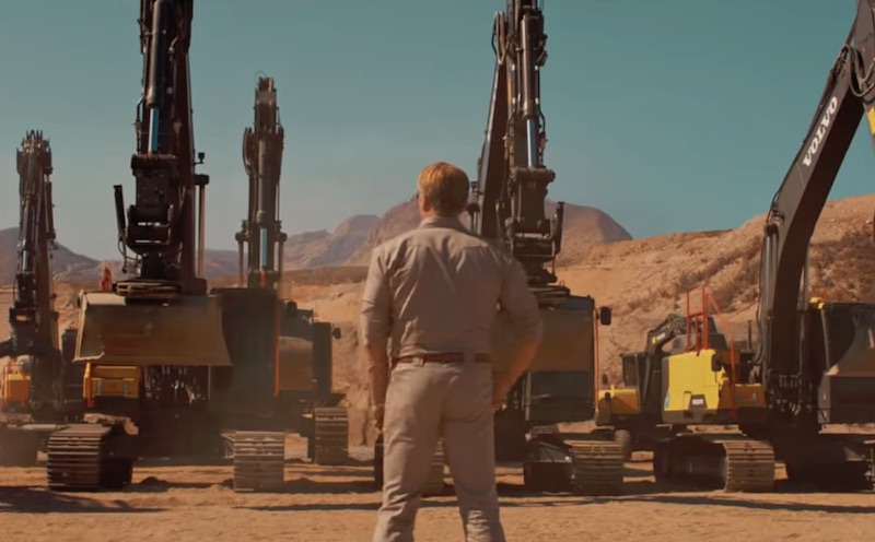 Volvo Excavators – “Pump It Up” feat. Dolph Lundgren