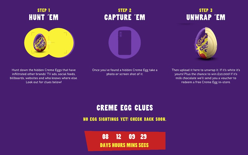 HuntTheWhiteCremeEgg